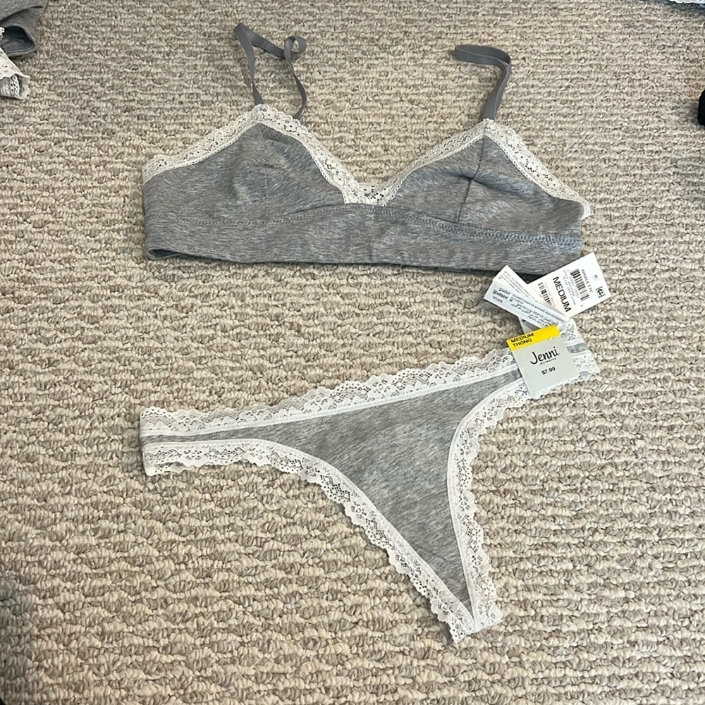 Jenni matching bra and thong set,